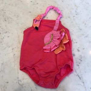 mud pie flamingo bathing suit